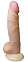 Фаллос на присоске с мошонкой Real Standard 14,5 см