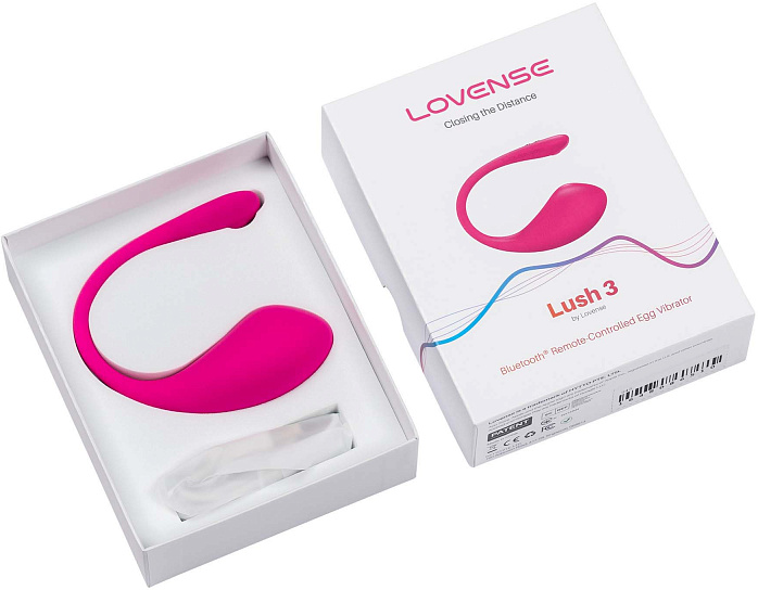 Виброяйцо с управлением с мобильного телефона Lovense Lush 3 Виброяйцо с управлением с мобильного телефона Lovense Lush 3