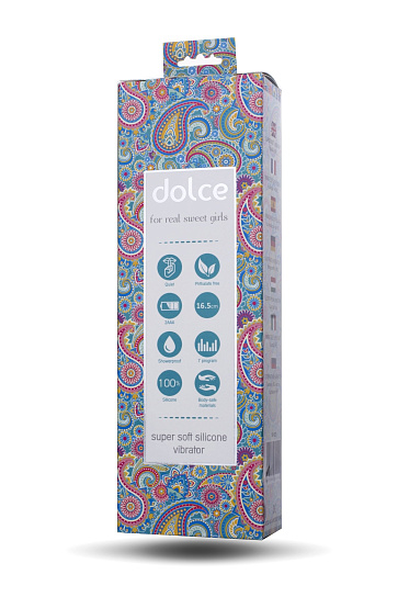 Вибратор Dolce Tyler Tiffany blue, голубой