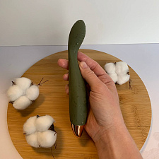 Вибратор для точки G с гибкой головкой Magic Vibe, зеленый