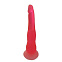 Фаллообразный плаг на присоске, розовый, Love Toy 18,5 см