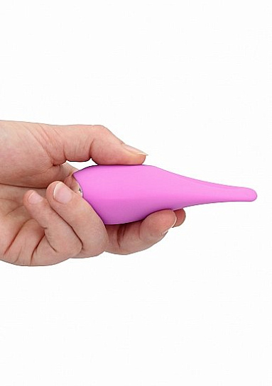 Мини-вибратор YNEZ из силикона, USB провод 11.5 см, розовый