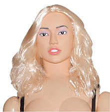 Мужская кукла блондинка Natalie для секса с вибрацией и 3D головой