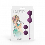 Набор вагинальных шариков Love Story Diva, фиолетовый