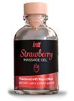 Гель для массажа Intt Cosmetics Strawberry, 30 мл