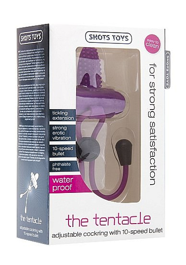 Утягивающее лассо Tentacle с вибрацией, фиолетовое