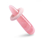 Массажер из камня Le Wand Crystal Wand, розовый