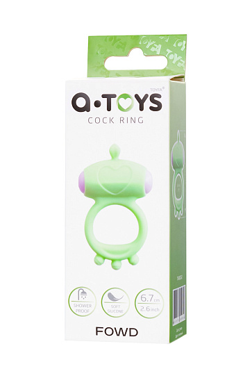 Эрекционное кольцо с вибрацией A-Toys by Toyfa Fowd