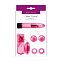 Вибромассажер для пар в наборе с насадками Classic Crystal Couples Kit Pink