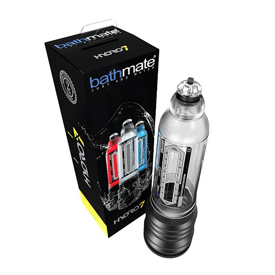 Гидропомпа Bathmate Hydro-7, до 18 см, прозрачная