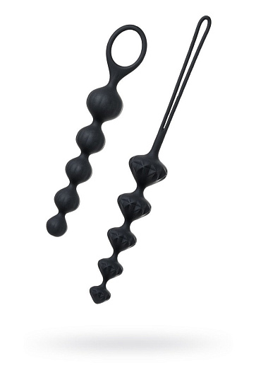 Набор анальных цепочек Satisfyer Beads, черный