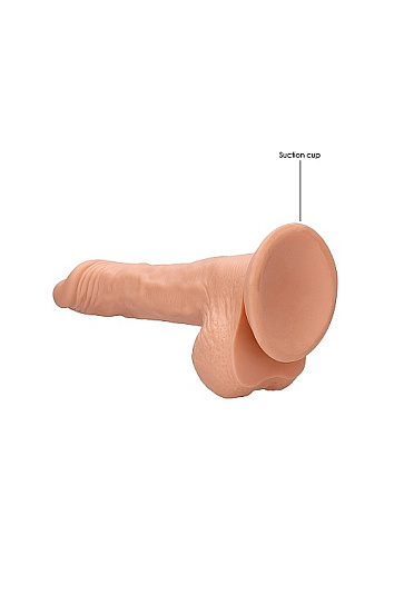 Фаллоимитатор Shots Media RealRock Realistic Dildo With Balls, 25 см, телесный Фаллоимитатор Shots Media RealRock Realistic Dildo With Balls, 25 см, телесный