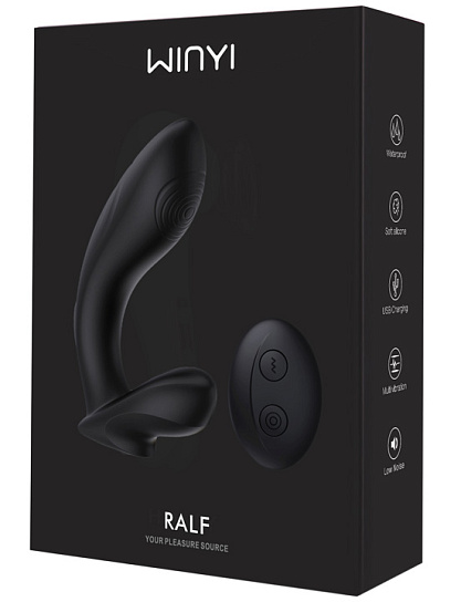 Массажер простаты с пульсацией и пультом ДУ Winyi Ralf