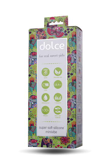 Женский вибратор интимный небольшой Dolce Jaxon Fresh Lime