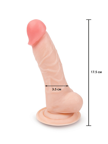 Фаллоимитатор-реалистик Brazzers, 13 см