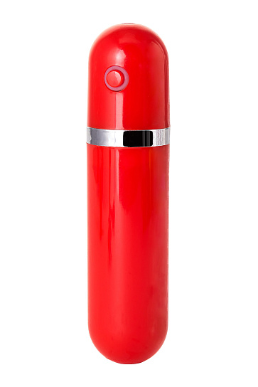 Силиконовая анальная втулка с пультом управления, красная