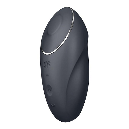 Вибростимулятор с функцией "жидкий воздух" Tap & Climax 1 Satisfyer, черный
