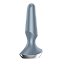 Анальный виброплаг Satisfyer Plug-ilicious 2, серебристый