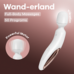 Массажер-вибратор Satisfyer Wand-erland — мощный, для всего тела, белый