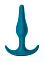 Анальная пробка для начинающих Starter Aquamarine, синяя
