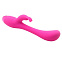 Силиконовый вибратор с клиторальным отростком Elated Rabbit 13.5 см, розовый