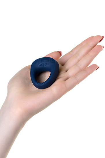Эрекционное кольцо на пенис Satisfyer Rings, синий