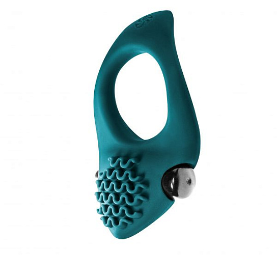 Эрекционное виброкольцо Pure Passion Midnight, зеленое