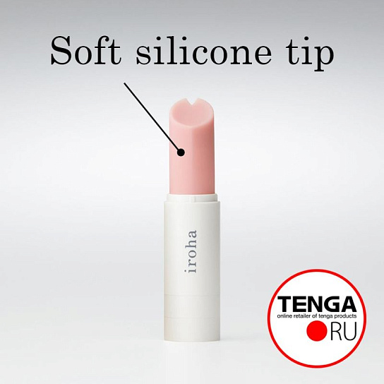 Водонепроницаемый мини-вибратор IROHA Stick, бежевый