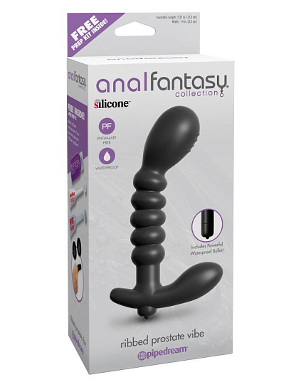 Вибромассажер простаты Anal Fantasy Collection с рельефом