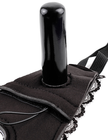 Страпон с вагинальной вибропробкой Remote Control Fantasy Strap-on, 18 см