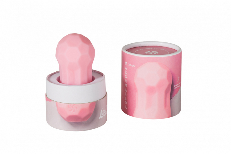 Нереалистичный мастурбатор MARSHMALLOW DREAMY для мужчин, розовый