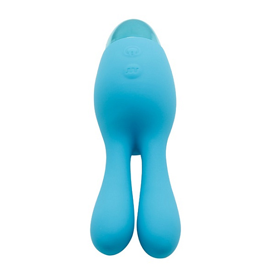 Многофункциональный вибростимулятор Dream Bunny 6.5 см, синий