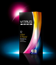 Vitalis Premium Color & Flavor премиум презервативы из латекса