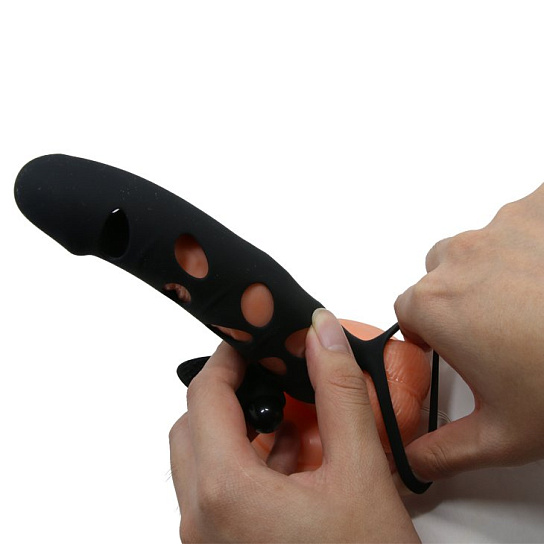 Увеличивающая насадка Sleeve Vibro 2 Pretty Love