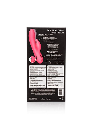 Вибратор California Dreaming - San Francisco Sweetheart, розовый