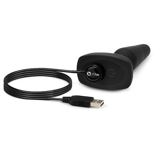 Пробка для анальной стимуляции B-Vibe Trio Plug, черный