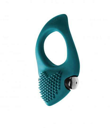 Эрекционное виброкольцо Pure Passion Sunset, зеленое