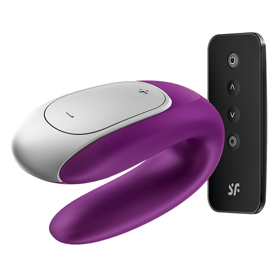 Вибратор для пар Satisfyer Double Fun, фиолетовый