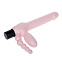Super Strapless Dildo тройной страпон без ремней с вибрацией 25,4 см