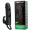 Силиконовая вибронасадка на пенис с петлей на мошонку