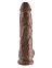 Фаллоимитатор-гигант King Cock с мошонкой, PipeDream, 20 см, коричневый