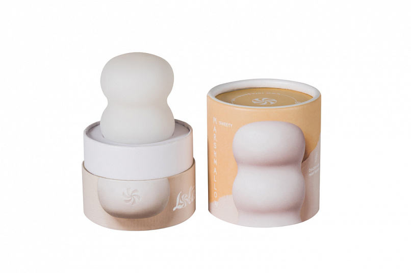 Мастурбатор для мужчин MARSHMALLOW SWEETY, белый