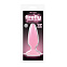 Анальная пробка мини Firefly Pleasure Plug - Medium светящаяся, розовая
