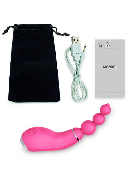 Анальный стимулятор Barbara с вращением шариков