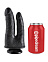 Анально-вагинальный фаллоимитатор King Cock Double Penetrator 11.4 см, черный