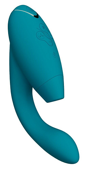 Клиторальный стимулятор Womanizer Duo 2, бирюзовый