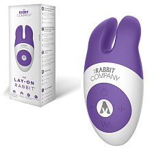Вибростимулятор клитора The Lay-on Rabbit, фиолетовый