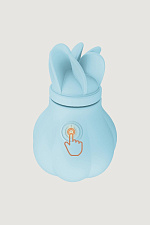 Стимулятор клитора и интимных зон тела с 5 насадками Adrien Lastic Caress Blue