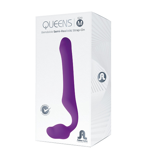 Безремневой страпон Adrien Lastic Queens M, сиреневый