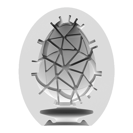 Яйцо мастурбатор Satisfyer Crunchy с рельефом